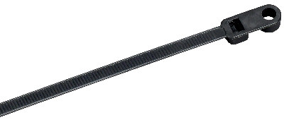 Хомут P6.6 с винтовым креплением черный 4.8х300мм 100шт/упак IEK