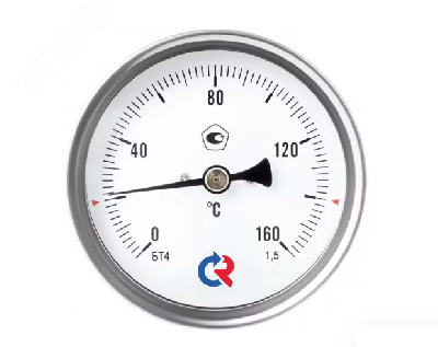 Термометр биметаллический осевой БТ-51.211 0-160С M20x1,5.150.1,5