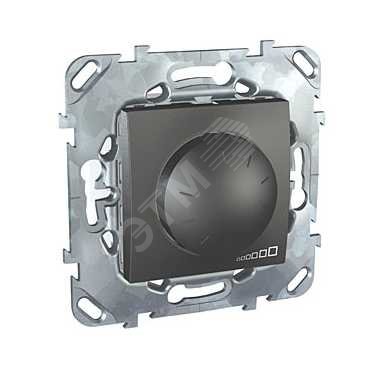 UNICAtop Диммер поворотный 400W в рамку черный