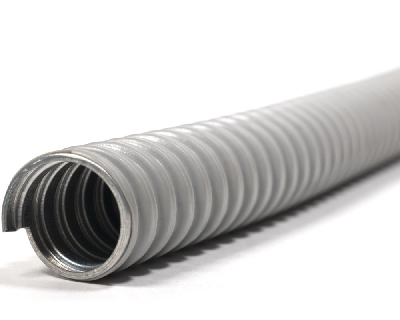 Металлорукав в ПВХ-изоляции Р3-ЦПнг 38 (25м/уп) серый