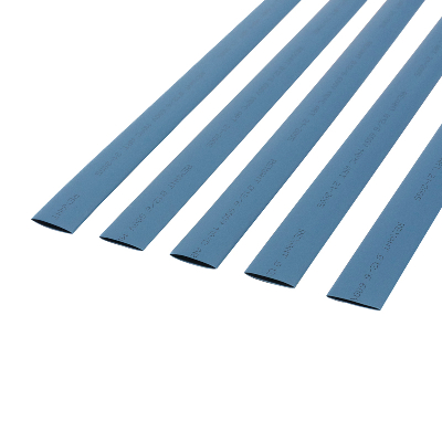 Термоусаживаемая трубка 12,0 6,0 мм, синяя, упаковка 50 шт. по 1 м, REXANT