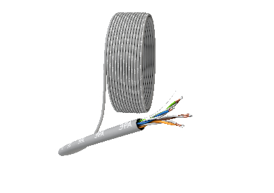 Витая пара U/UTP 4x2x25 AWG Cat5e CCA PVC 305м SIMPLE