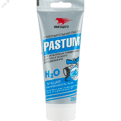 Pastum H2O, 250г туба с европодвесом Паста для уплотнения резьбовых соединений сантехнического оборудования
