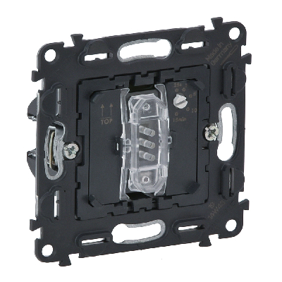 Valena IN MATIC Выключатель с выдержкой времени 2-канальный освещение 250Вт/вентиляция 250ВА с нейтралью винтовые зажимы