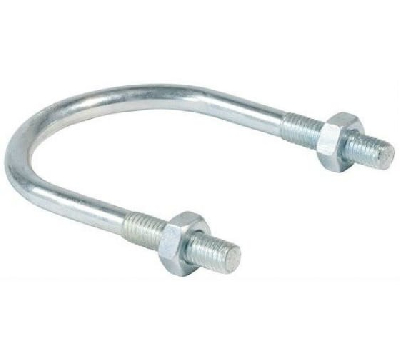 Хомут U-образный 1 1/4' М8 33-45 оцинкованная сталь ГОСТ 24137-80 без гаек