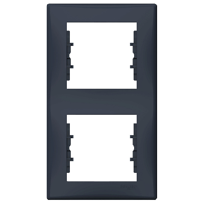 Sedna Рамка двойная вертикальнаяальная графит