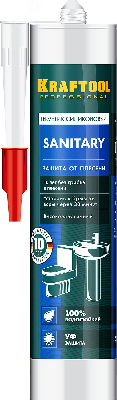 Герметик санитарный силиконовый Sanitary 300 мл белый