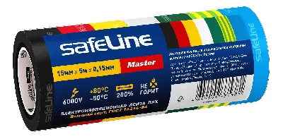 Изолента ПВХ разноцветная 15мм 5м (7цветов)       Safeline