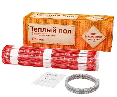 Мат нагревательный для электрического теплого пола Warmstad WSM 10.2 кв.м 1530 Вт