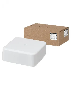 Коробка распаячная КР 75х75х28 ОП белая IP40