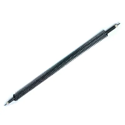 ТЭН 2000W, черн, L600мм, подвижный воздух, оребренный, ф1, 220V