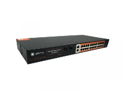 Коммутатор управляемый L2 с обл. упр. 24х1Гбит/с (RJ45 с PoE+) 2х1Гбит/с (RJ45) Uplink 2х1Гбит/с SFP Uplink 360Вт