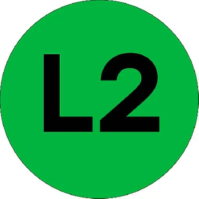 Наклейка L2 d=20мм PROxima
