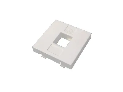 Адаптер Mosaic 45х45 мм для модуля Keystone, 1 порт, белый DATAREX