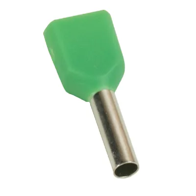 Наконечник штыревой втулочный под два провода НШвИ2 OptiKit T-Shv2-PVC- 1,0-8 (100шт)