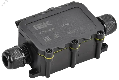 Коробка распределительная герметичная WTP-407 3 ввода IP68 IEK
