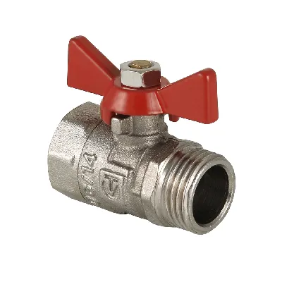 Кран шаровой 3/4' ВН ручка бабочка COMPACT