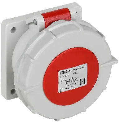Розетка встраиваемая прямаяССИ-6152 16А 6ч 380В 3P+PE+N IP67 IEK