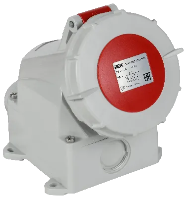 Розетка стационарная ССИ-1152 16А 6ч 380В 3P+PE+N IP67 IEK