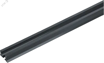 Шинопровод однофазный NLT-B-1L-AS2-BL-200 с вводом питания и заглушкой черный 2м