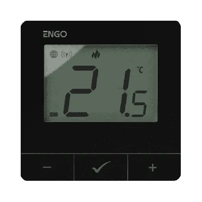 Терморегулятор умный ZigBee/868 МГц, 2хАА, черный