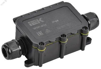 Коробка распределительная герметичная WTP-406 2 ввода IP68 IEK