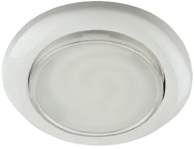 Светильник встраиваемый KL35 WH /1 (к) под лампу Gx53 220V 13W белый (80/1680)