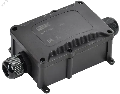 Коробка распределительная герметичная WTP-409 2 ввода IP68 IEK
