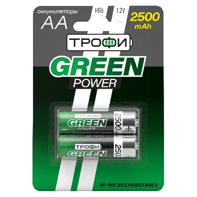 Батарейка HR6-2BL 2500 mAh (20/240/11520)