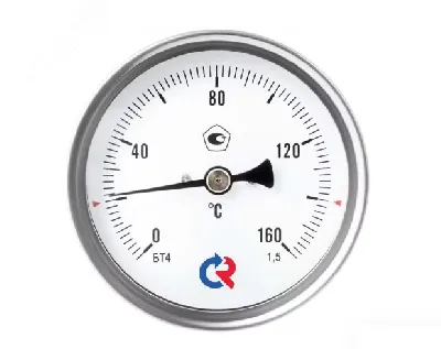 Термометр биметаллический осевой БТ-51.211 0-160С M20x1,5.150.1,5