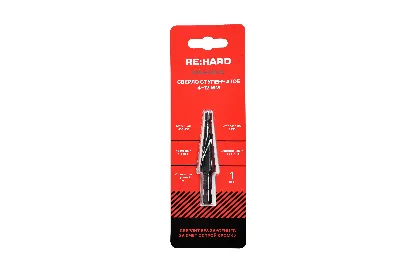 Сверло ступенчатое HSS-Co 4-12 шестигранный хвостовик, прямая канавка