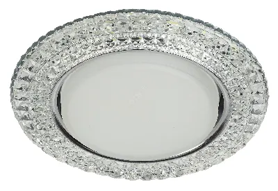 DK LD26 SL/WH Точечные светильники ЭРА декор cо светодиодной подсветкой Gx53, прозрачный