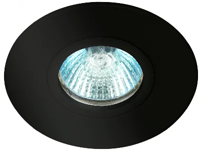 Светильник встраиваемый алюминиевый KL83 BK MR16/GU5.3 черный
