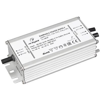 Блок питания ARPV-UH24120-PFC-DALI-PH (24V, 5.0A, 120W) (ARL, IP67 Металл, 7 лет)