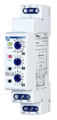 Реле времени одномодульное РЭВ-120