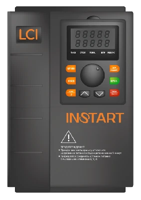 Преобразователь частоты LCI-G5.5/P7.5-4B 5.5кВт/7.5кВт, 13А/18А, 3Ф, 380В±15%, 50Гц/60Гц, IP20, с панелью управления