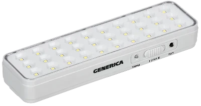 Светильник аккум. ДБА 1030 непост. 30LED 5ч 3Вт GENERICA